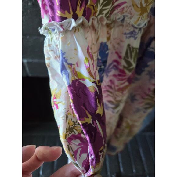 Matilda Jane Bird Of Paradise Short Sleeve floral tiered Dress Enchanted Garden - Picture 4 of 6